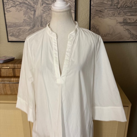 Dorothee Schumacher Lace-trimmed Cotton Minidress Size 3 / US Medium Cotton - Picture 3 of 10